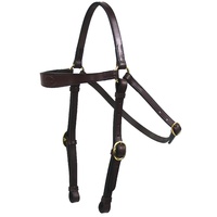 Shaped Barcoo Leather Bridle